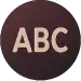             Icon mit ABC-Buchstaben für Theorie und Vokabeln