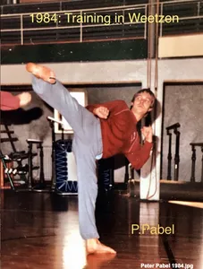 Peter Pabel 1984 Peter Pabel bei einem Wettkampf 1984